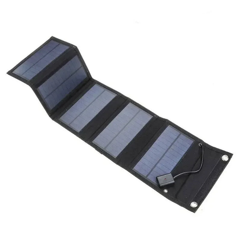 Foldable Solar Panel Charger – 70W/40W Waterproof Portable Power Bank with USB Output for Phones, Outdoor Camping & Emergency Use