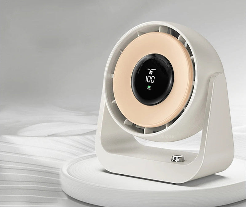 Wireless Adjustable Air Conditioner Fan Light – Rechargeable Turbo Cooling for Desktop & Wall-Mounted Comfort