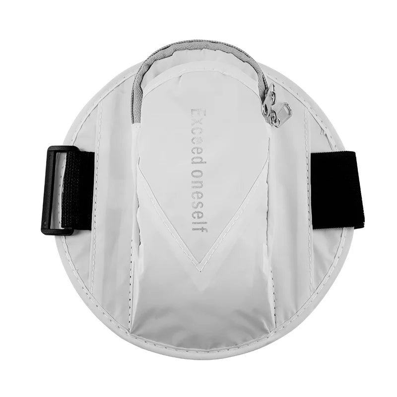 Outdoor Reflective Waterproof Running Phone Armband Bag – Outdoor Sports Case for iPhone & Samsung, Sweatproof Holder for Jogging & Night Safety Visibility