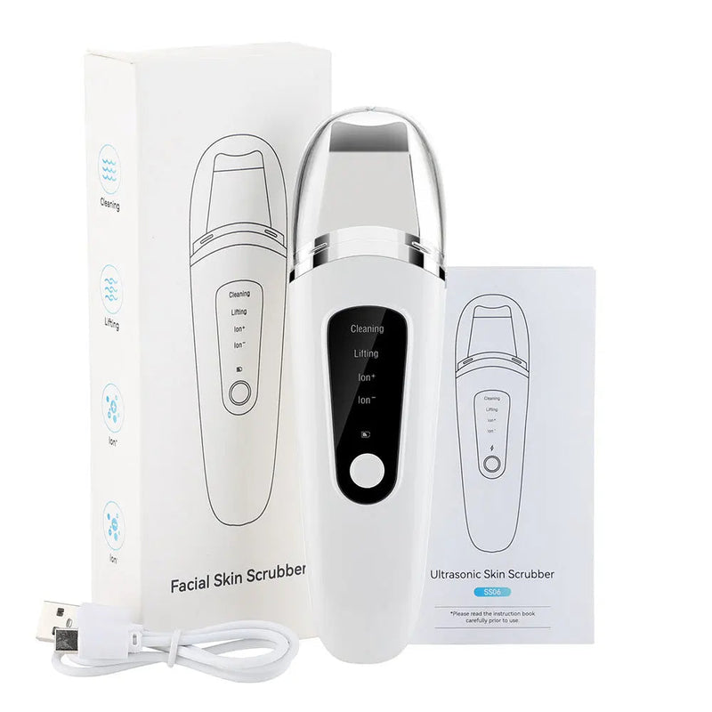 Ultrasonic Skin Scrubber Face Spatula – Deep Pore Exfoliation and Blackhead Removal for Smoother, Clearer, Healthier-Looking Skin