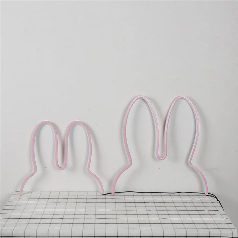 Rabbit LED Night Light – USB-Powered Bedside Lamp for Kids & Gifts