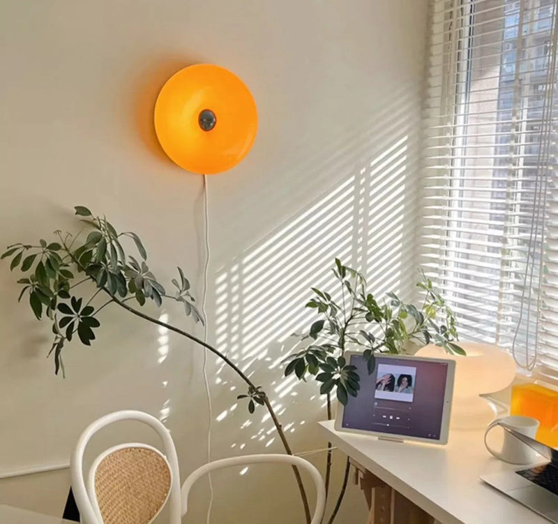 Minimalist Donut Glass Desk Lamp – French Cream-Style Touch Switch Atmosphere Light