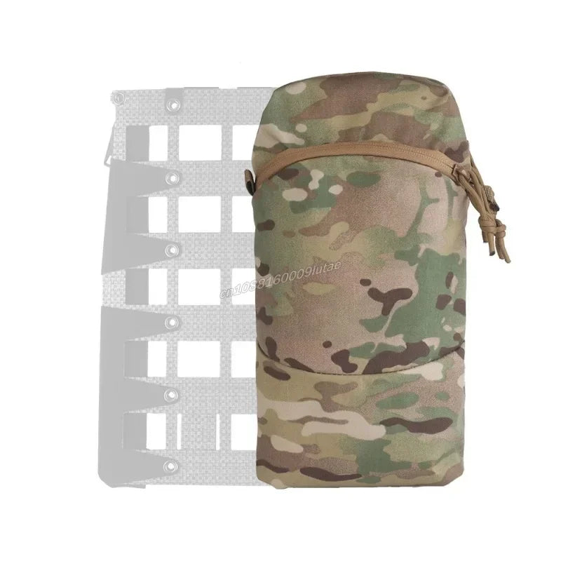 Multifunction Tactical Cylindrical Bag – Water Bladder GP Backpack Add-On with Hydration Support & Versatile General Purpose Gear Storage