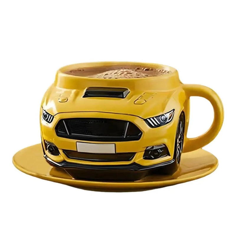 Car Shaped Novelty Mug –3D  Creative Coffee Cup Gift for Home, Office, and Auto-Lovers' Daily Sips