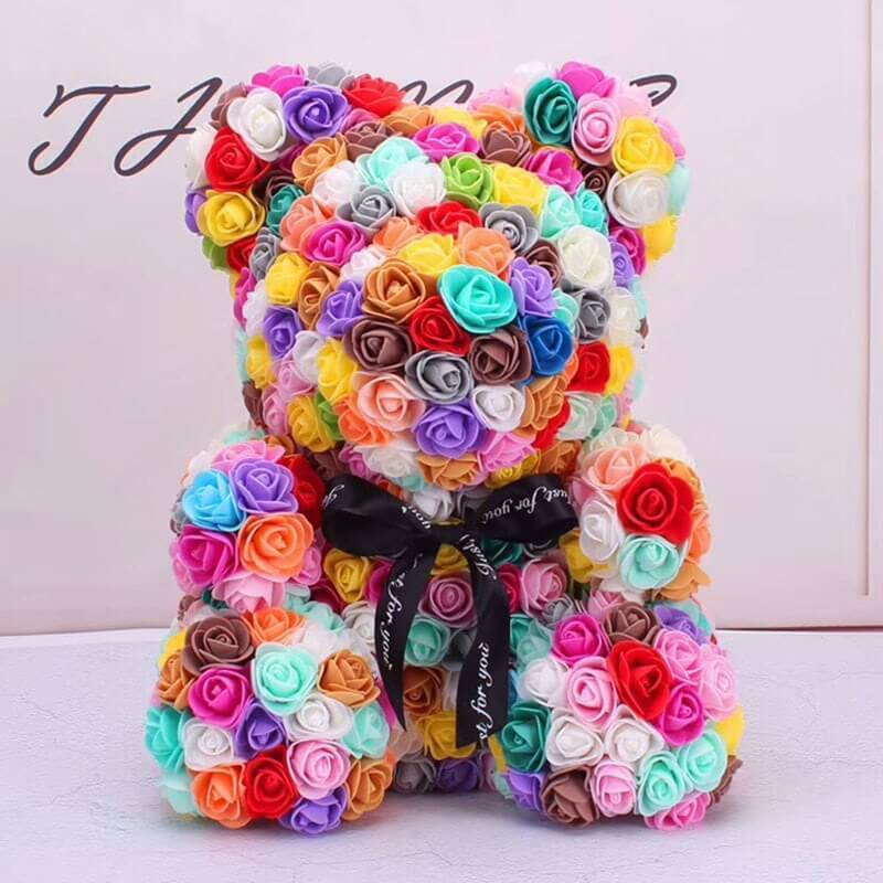 Luxury Rose Bears, Teddy Bear Gift Christmas Gifts For Girlfriend Valentine's Day Gifts